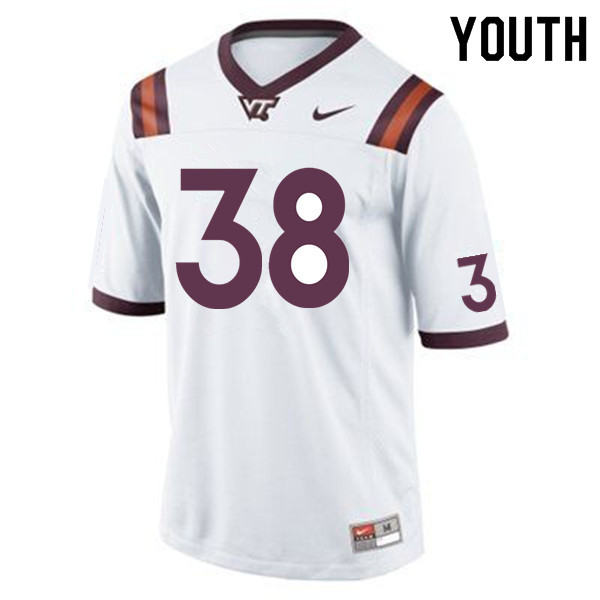 Youth #38 Rico Kearney Virginia Tech Hokies College Football Jerseys Sale-Maroon